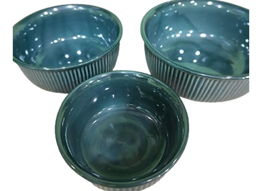 Open Bowl 3pc line Antique